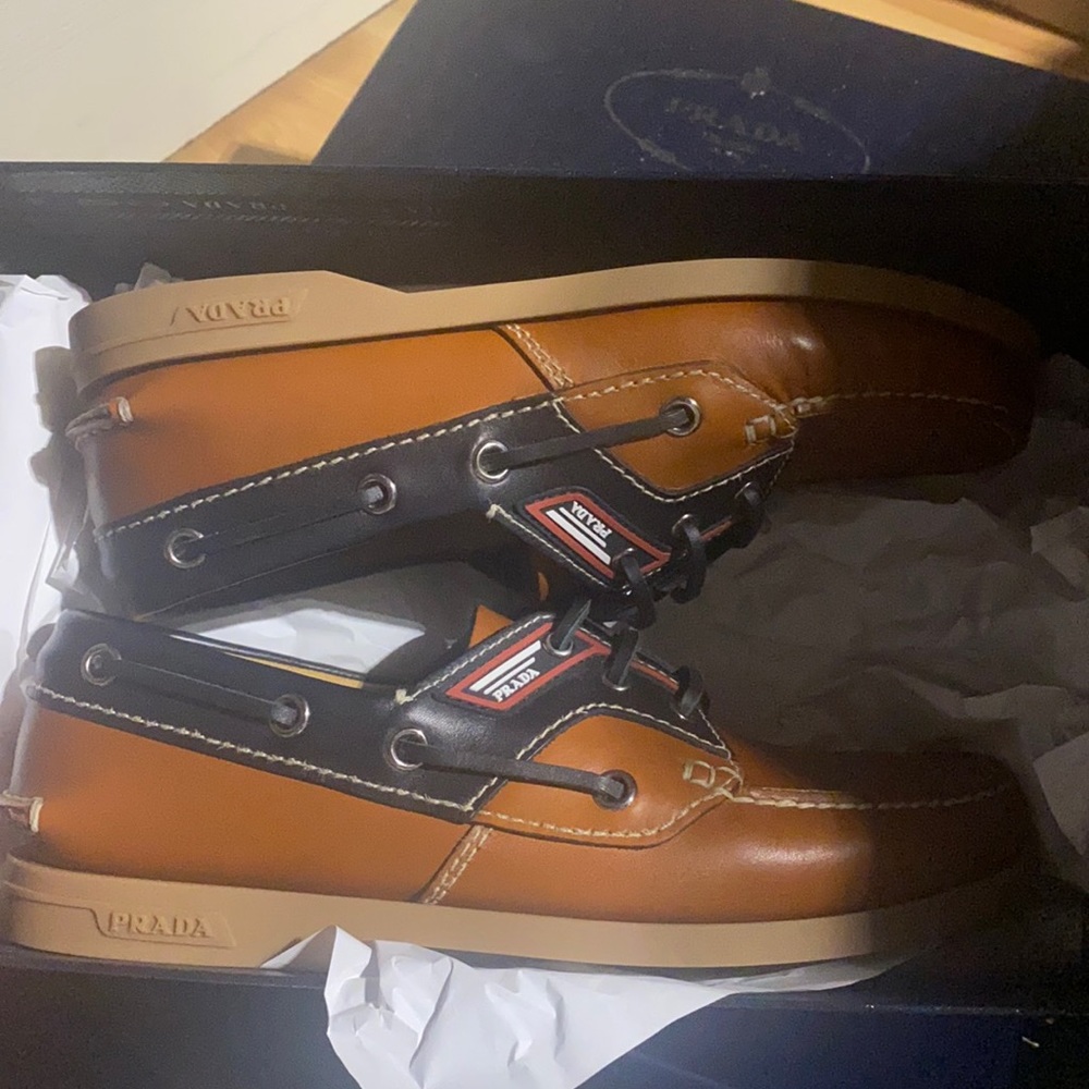 Prada Boat Shoes